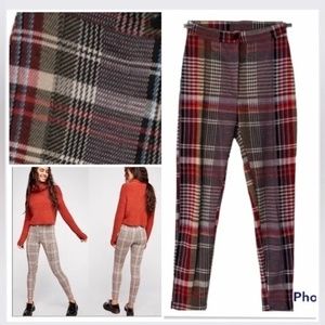Free People Carnaby Plaid Pants 2